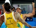 Duplas brasileiras farão a semifinal do vôlei de praia volei masculino